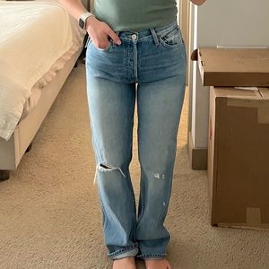 NWT RE/DONE 90s High Rise Loose Jeans Size 27